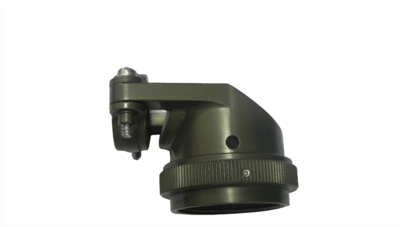 Amphenol Limited, M85049Size 11 Right Angle Circular Connector Backshell With Strain Relief, For Use With MIL-DTL-38999