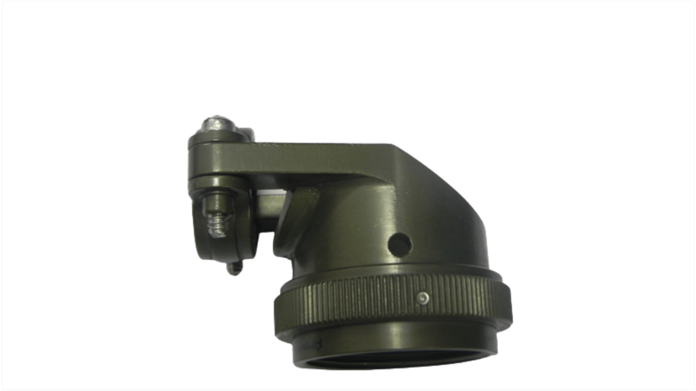 Amphenol Limited, M85049Size 23 Right Angle Circular Connector Backshell With Strain Relief, For Use With MIL-DTL-38999