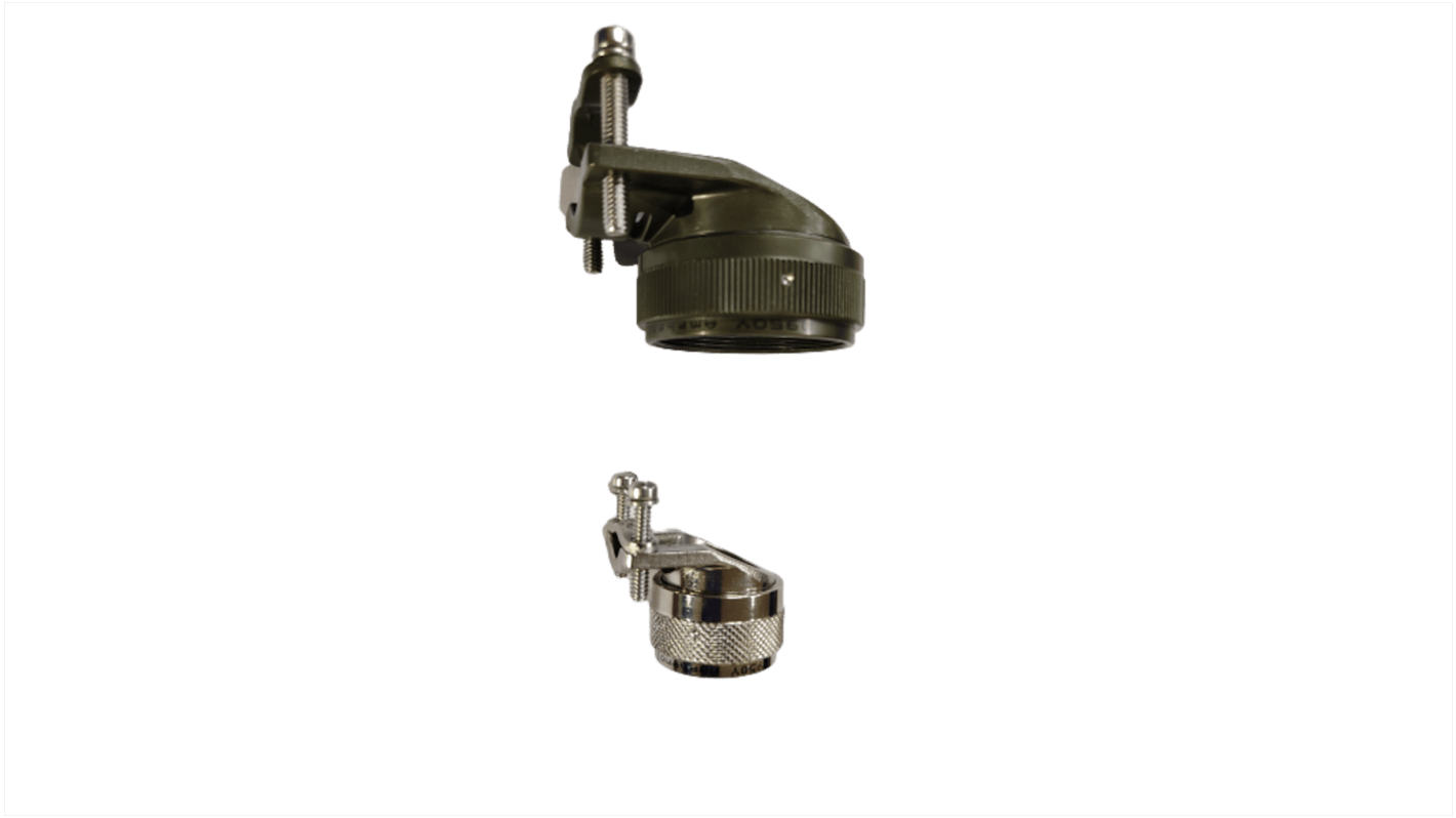 Capot pour connecteur cylindrique Angle droit Amphenol Limited série M85049, taille 17 pour Connecteur MIL-DTL-38999