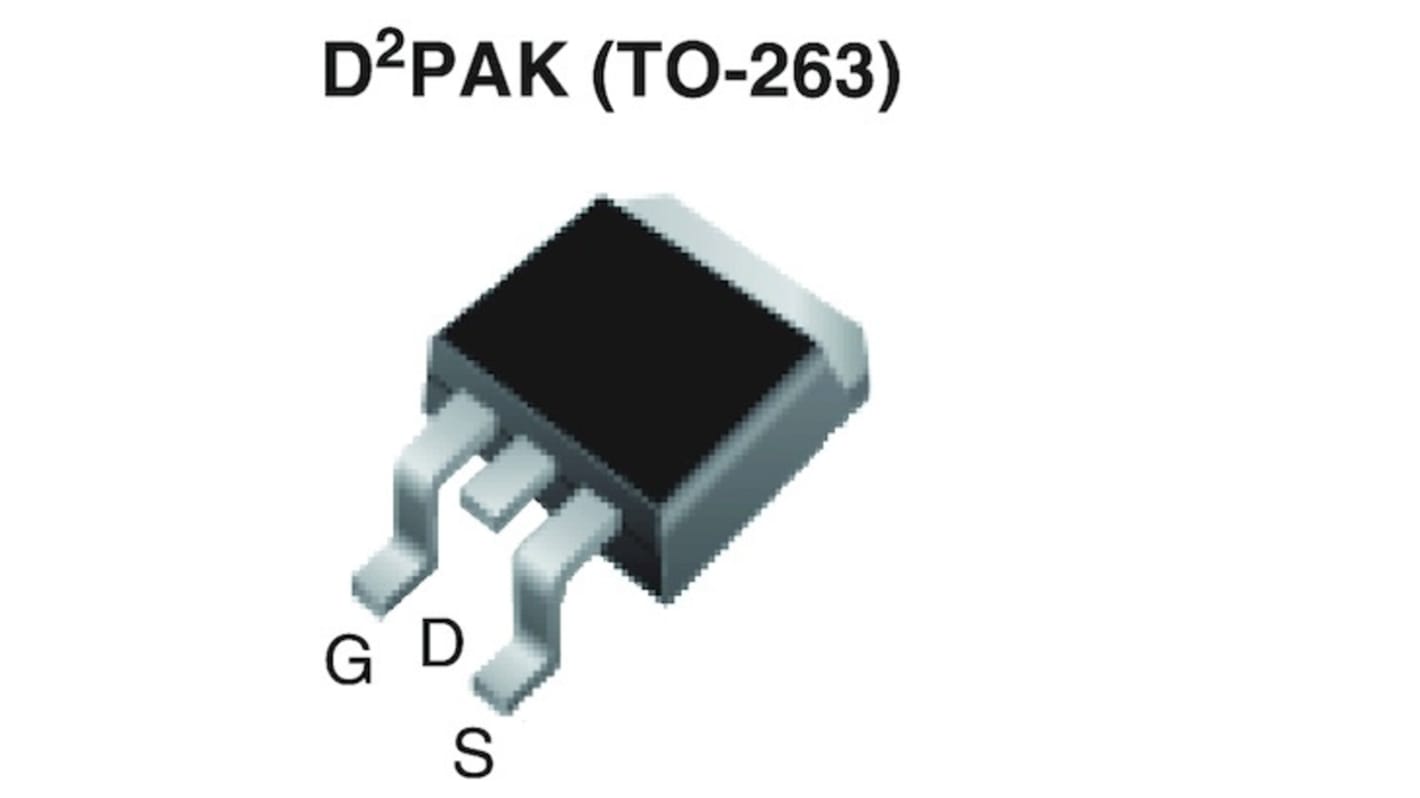 MOSFET Vishay canal N, D2PAK (TO-263) 47 A 600 V, 3 broches