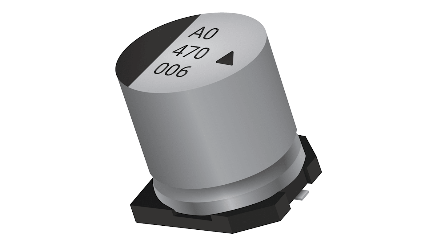 KYOCERA AVX, SMD Aluminium-Elektrolyt Kondensator 220μF / 35V dc, Ø 10mm x 10mm, bis 105°C