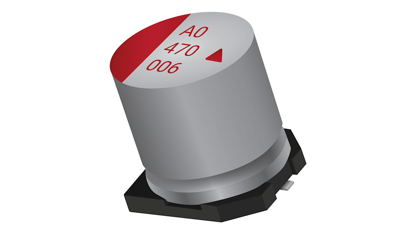 KYOCERA AVX, SMD Alu-Polymer leitfähig Kondensator 68μF / 35V dc, Ø 6.3mm x 9.3mm, bis 105°C