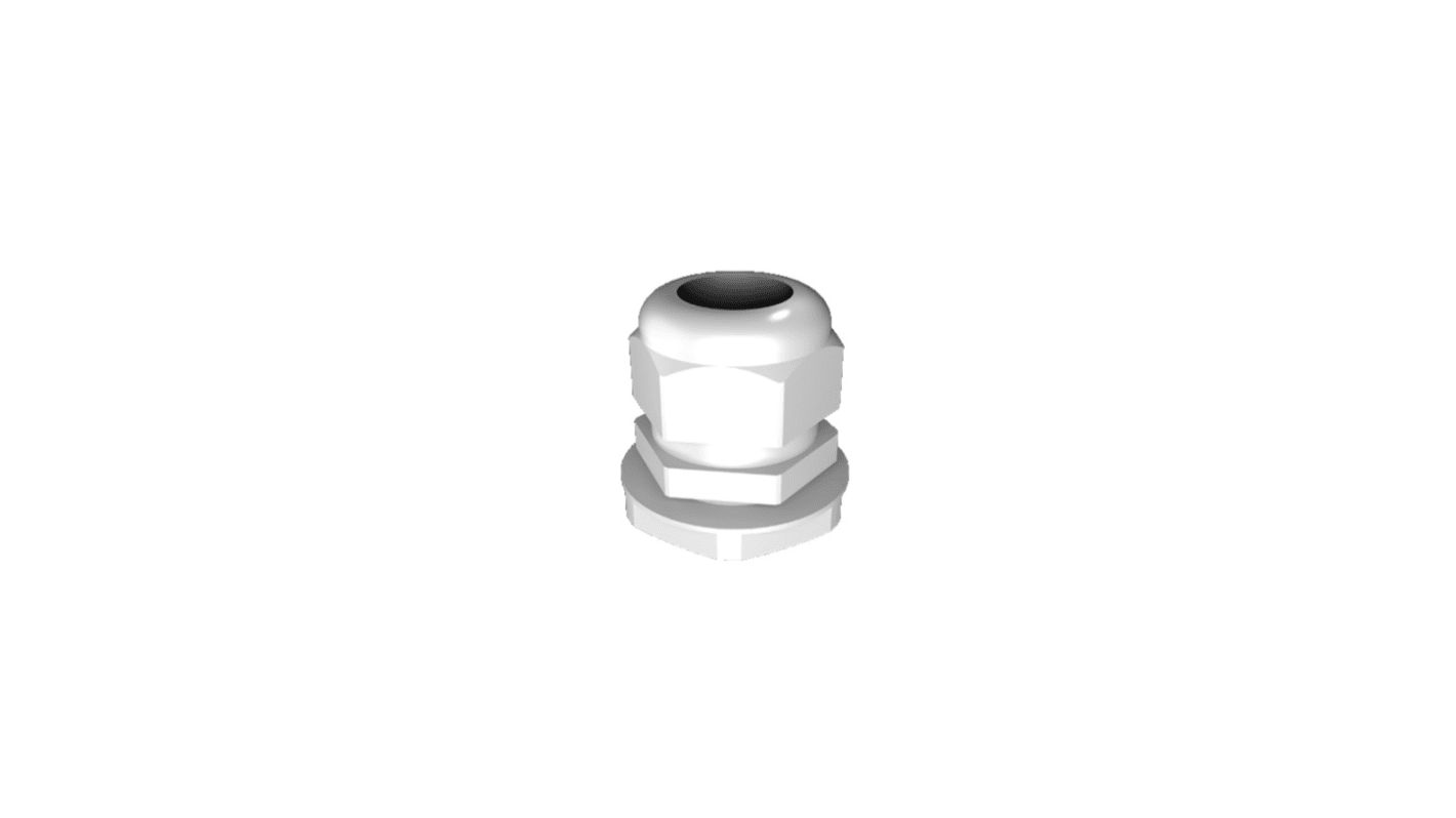 Rittal SZ Series Grey Polyamide Cable Gland, M25 Thread, 17mm Min, 10mm Max, IP68