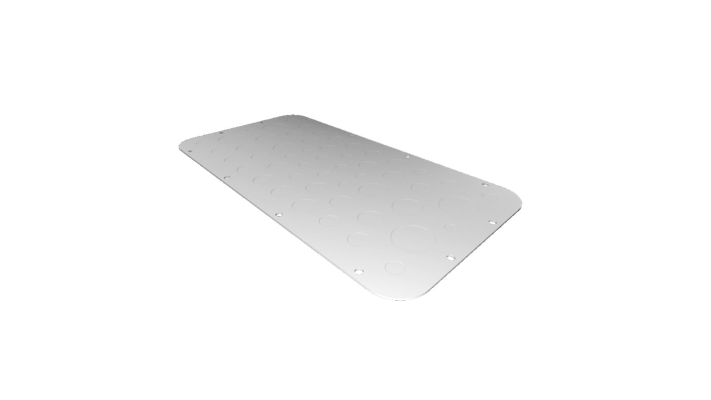 Rittal SZ Series RAL 7035 Steel Gland Plate, 436mm W for Use with AX