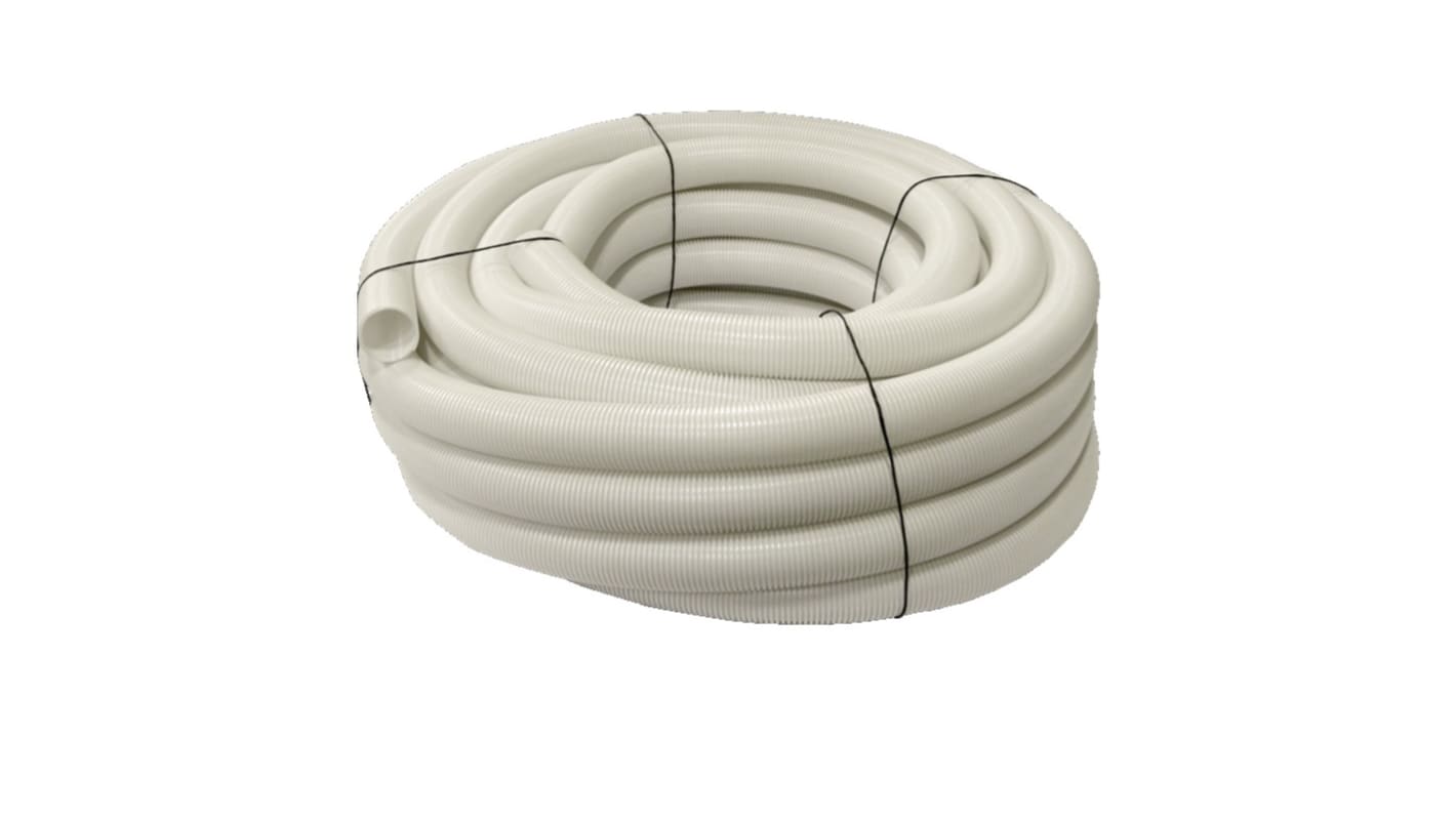 Conducto Rittal SZ de Polietileno Blanco, long. 25m, Ø 48mm