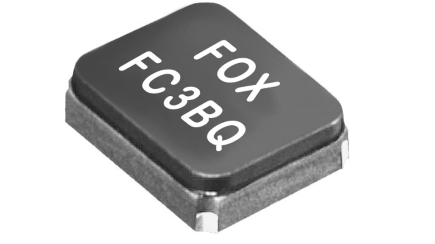 FC3BQBBMM24.0-T3, Krystal, 24MHz, ±50ppm, 4 ben, SMD, 3.3 x 2.5 x 1.1mm