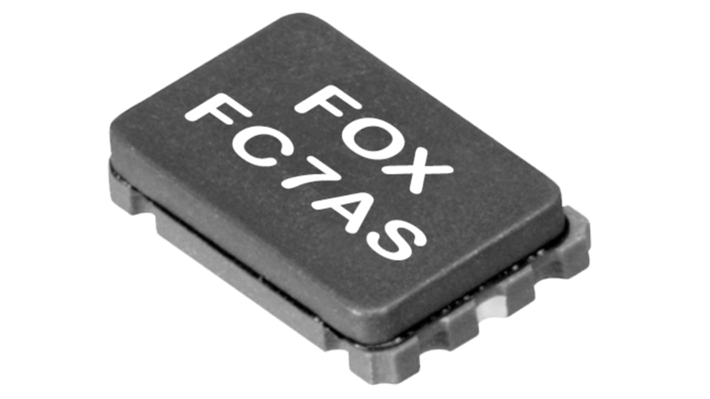 FC7ASBBMD20.0-T2, Krystalenhed, 20MHz, ±50ppm, 2 ben, SMD, 7.5 x 5 x 1.7mm