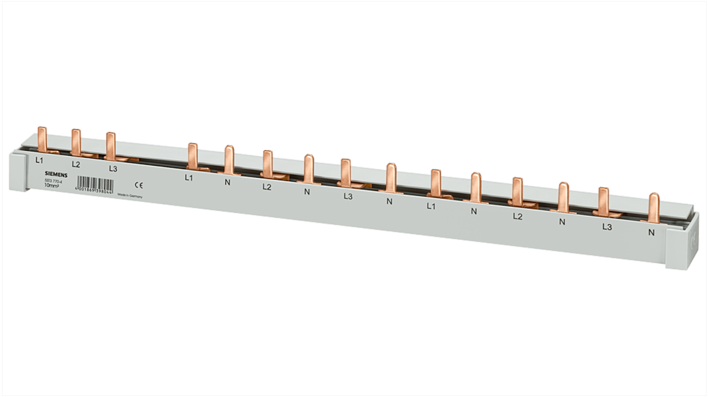 Barra di distribuzione 4 Siemens, passo 18mm SENTRON