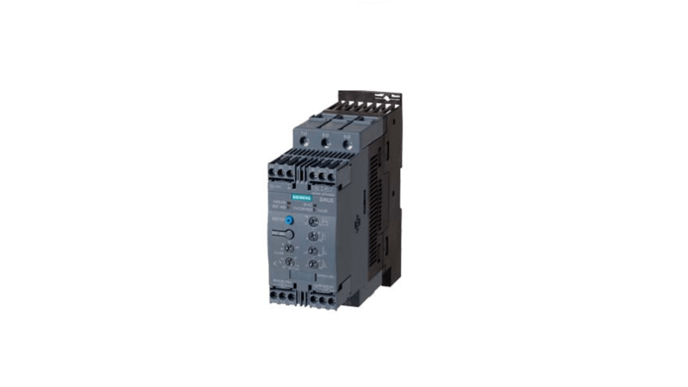 Avviatore soft-start Siemens, 3 fasi, 22 kW, 480 V CA, IP20