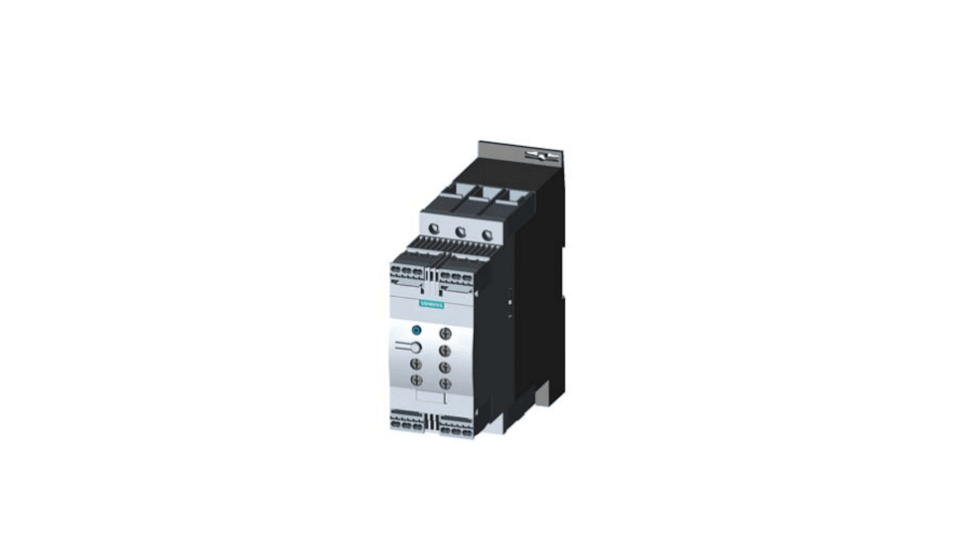 Avviatore soft-start Siemens, 3 fasi, 22 kW, 480 V CA, IP20