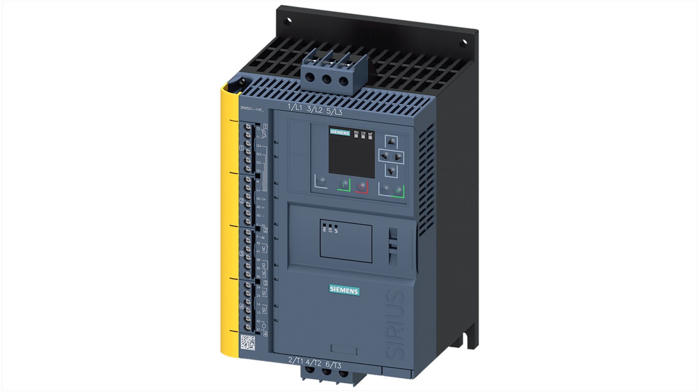 Arrancador suave Siemens SIRIUS, 13 A, 480 V ac, 3 kW, trifásico, IP20