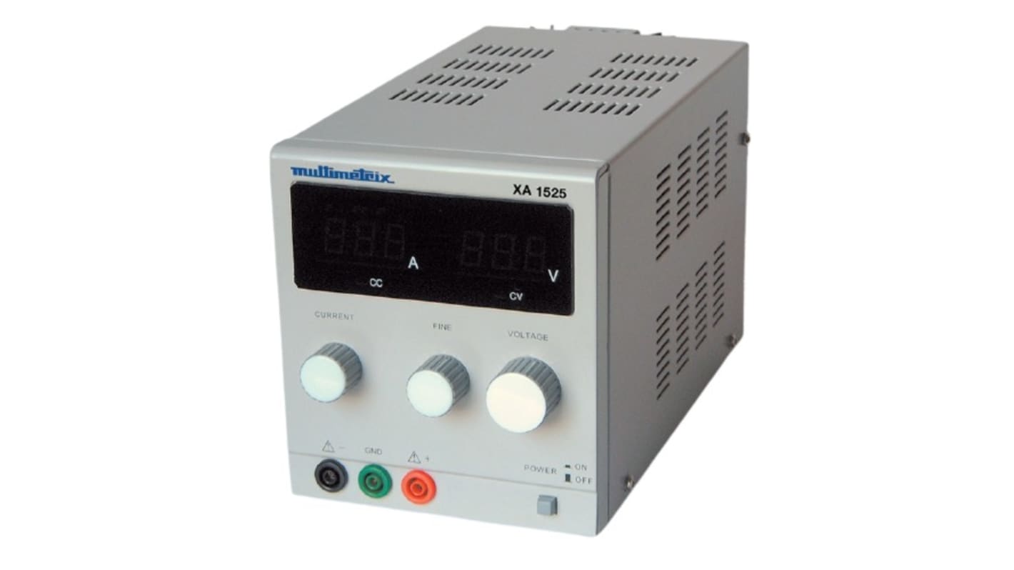 Chauvin Arnoux XA Series Bench Power Supply, 15V dc, 2.5A, 1-Output