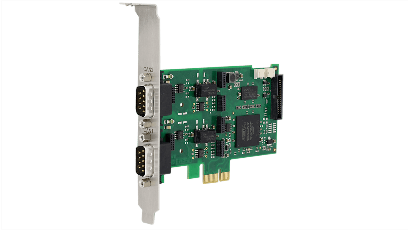 Karta CAN, typ sběrnice: PCIe CAN 2.0 A/B 2portová, připojovací port RS232 Ixxat