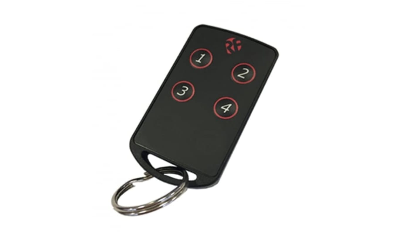 RF SolutionsFOBBER-4T4 4 Button Remote Control Fob, 433.92MHz