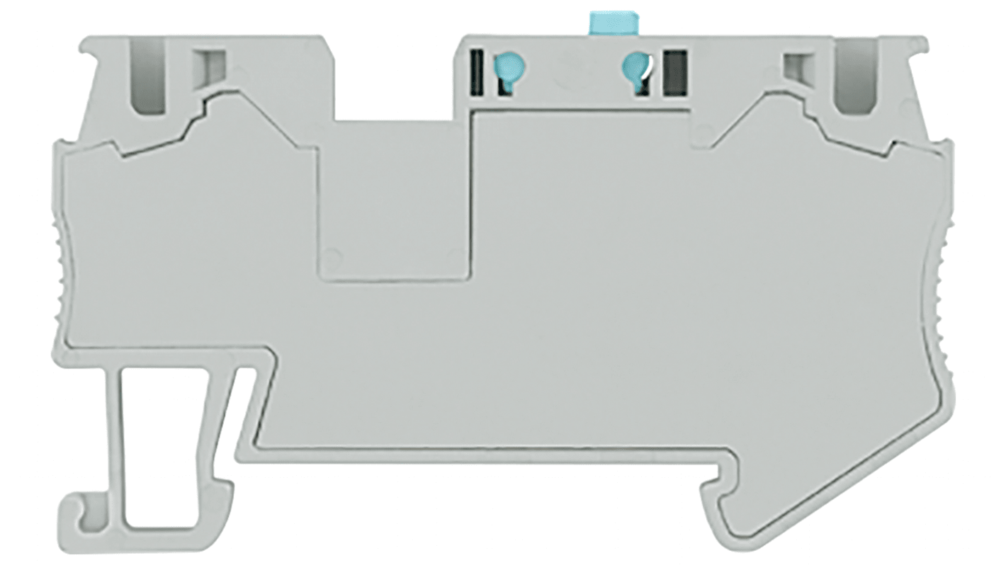 Siemens ALPHA Series Grey DIN Rail Terminal Block, 4mm², Single-Level