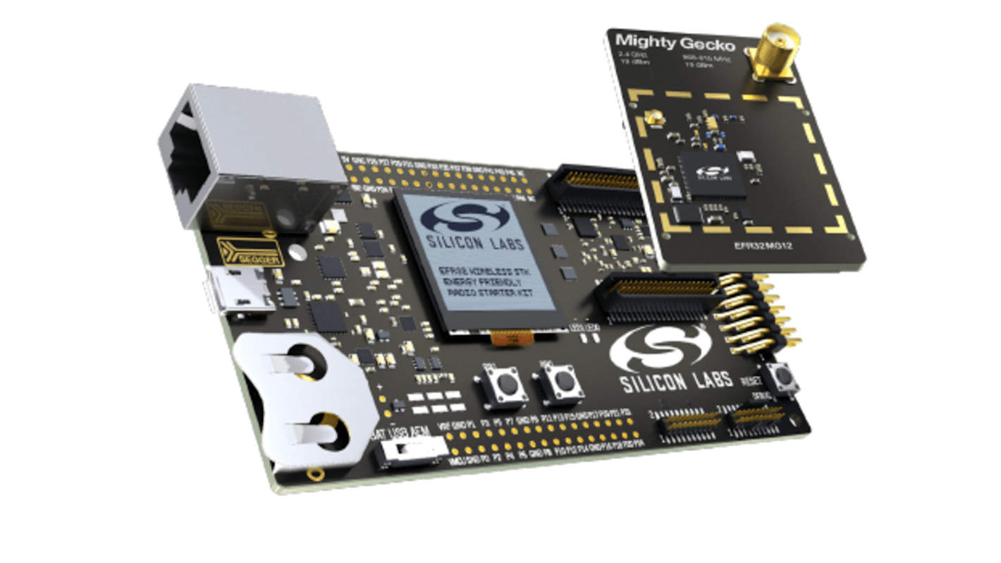 Silicon Labs Development Kit, 915MHz Wireless-Starterkit für Drahtloses SoC EFR32MG12 Mighty Gecko, WiFi