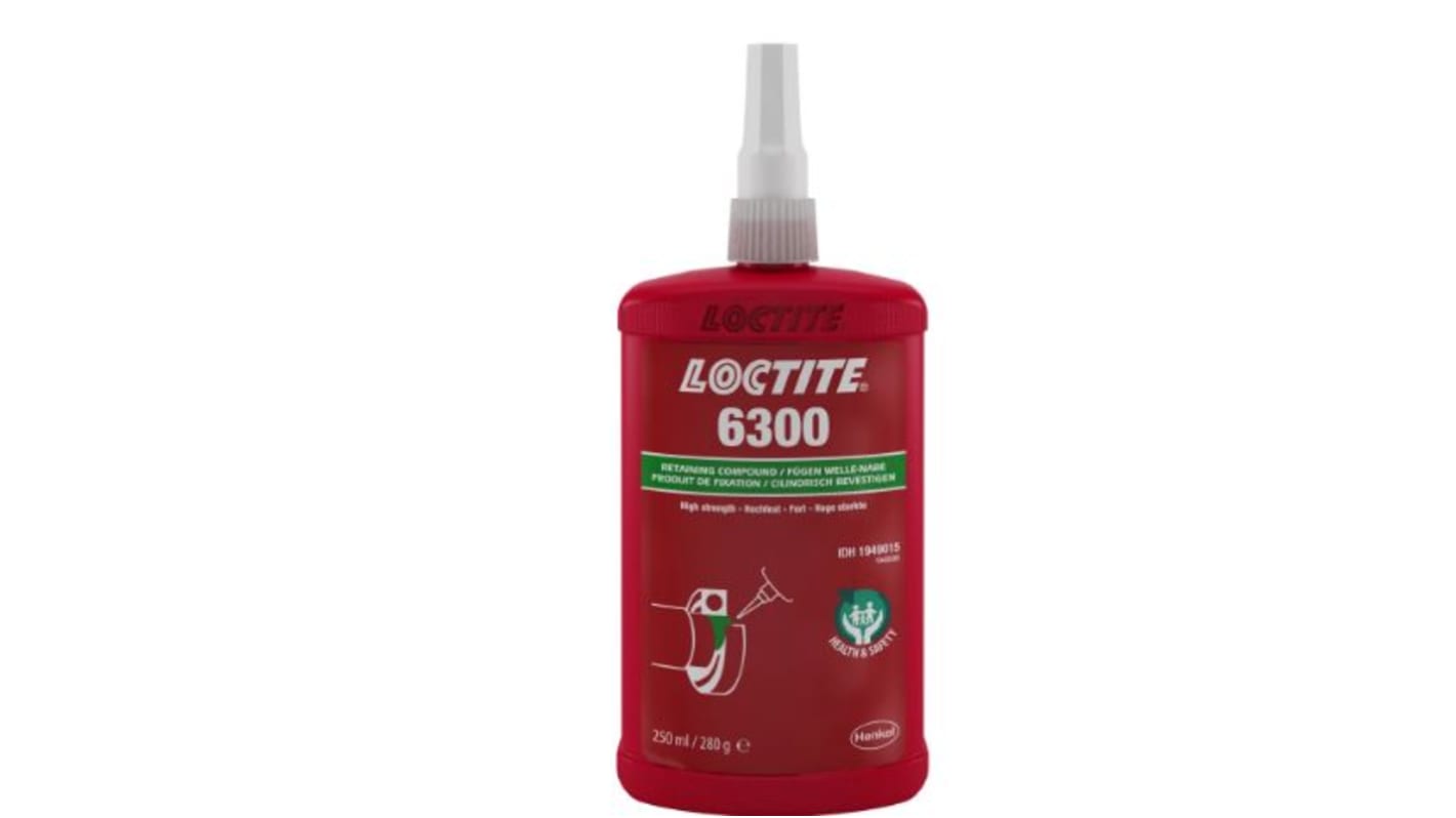 Bloccante Loctite Loctite 6300, grado Elevato, 50 ml, 8 → 9 °C.