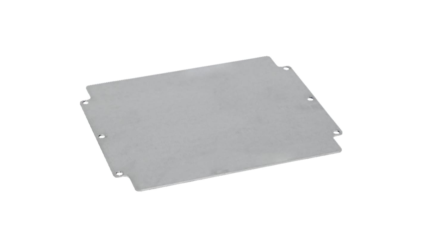 9117700 Rittal GA Series Sheet Steel Mounting Plate, 264mm H, 264mm W