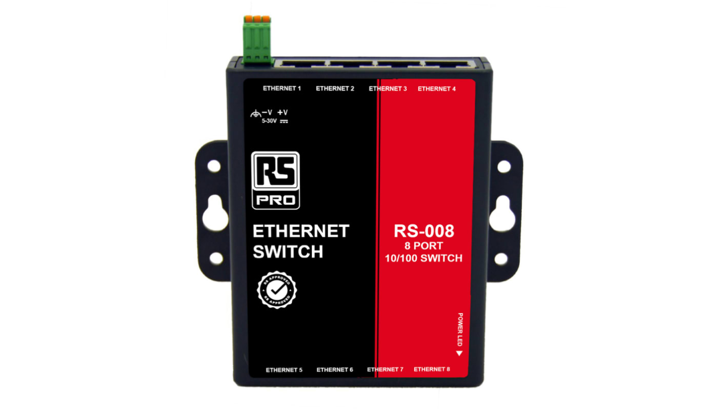 RS PRO Unmanaged 8 Port Switch RS