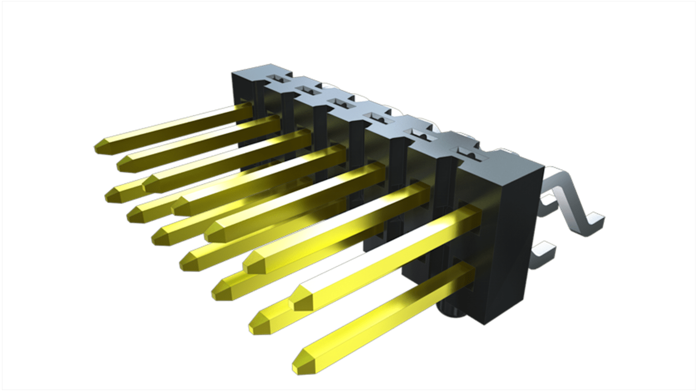 Regleta de pines Samtec serie TSM de 50 vías, 1 fila, paso 2.54mm, Montaje Superficial