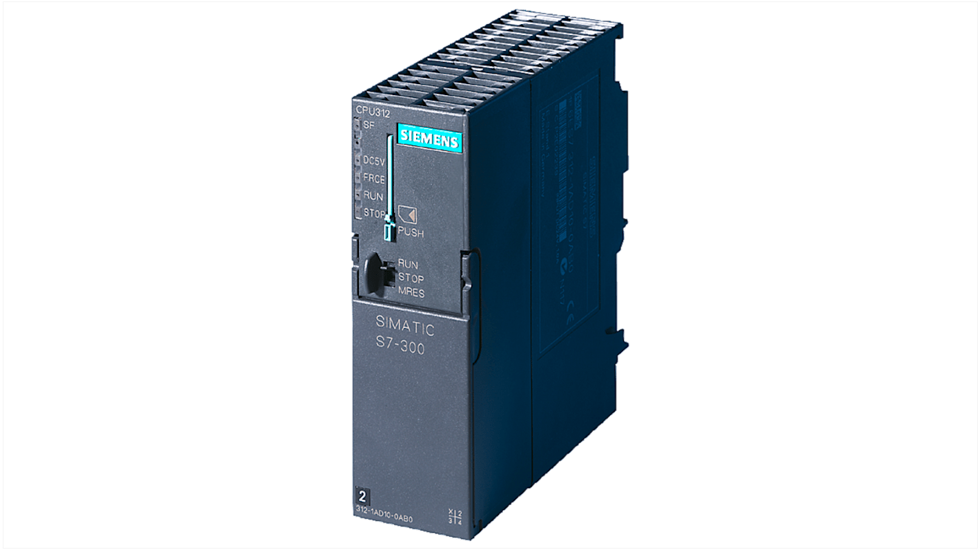 Siemens SIMATIC S7-300 Series PLC CPU for Use with SIMATIC S7-300 Series, 0-Input