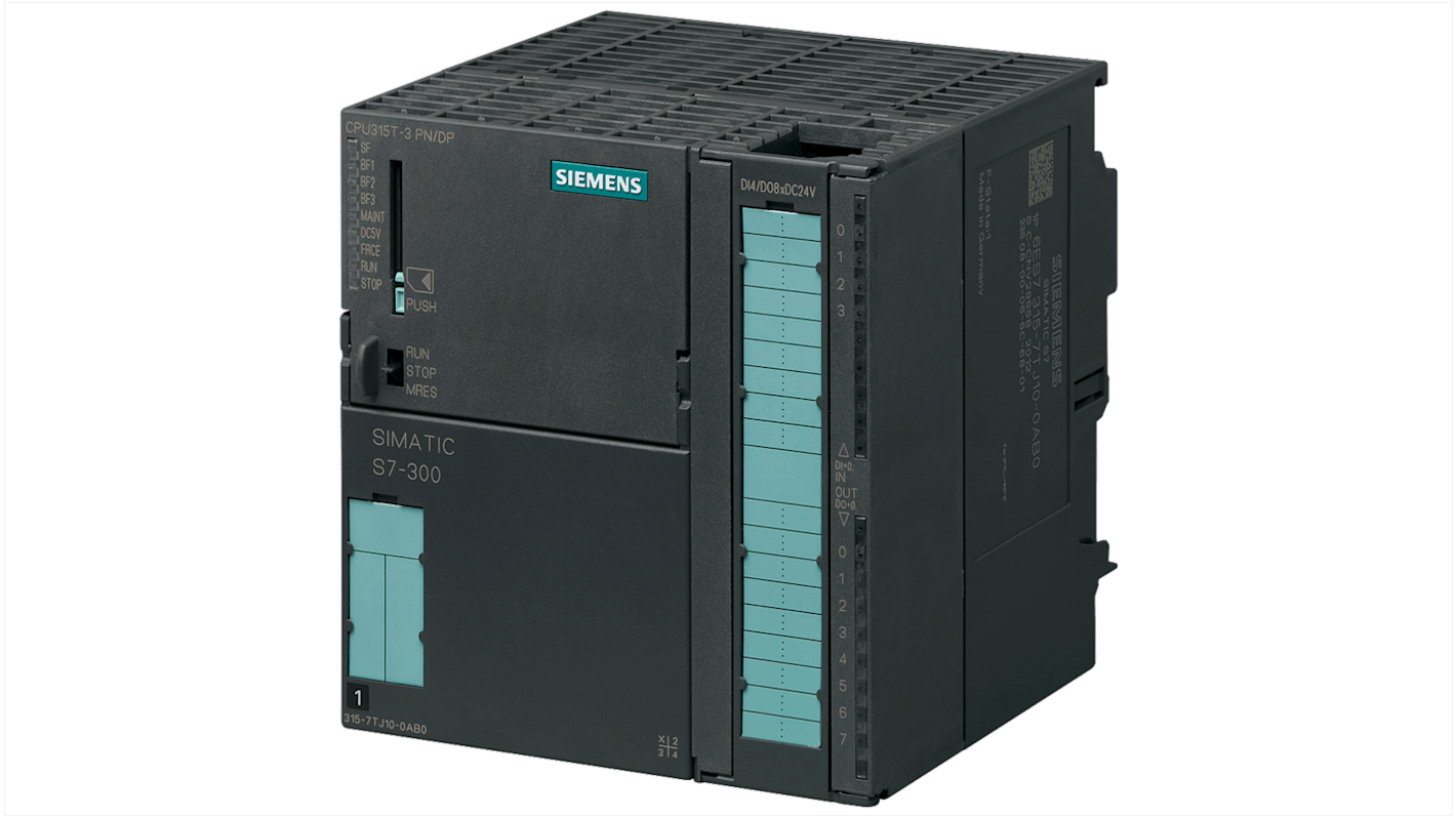 CPU PLC Siemens SIMATIC S7-300, ingressi: 4, uscite: 8