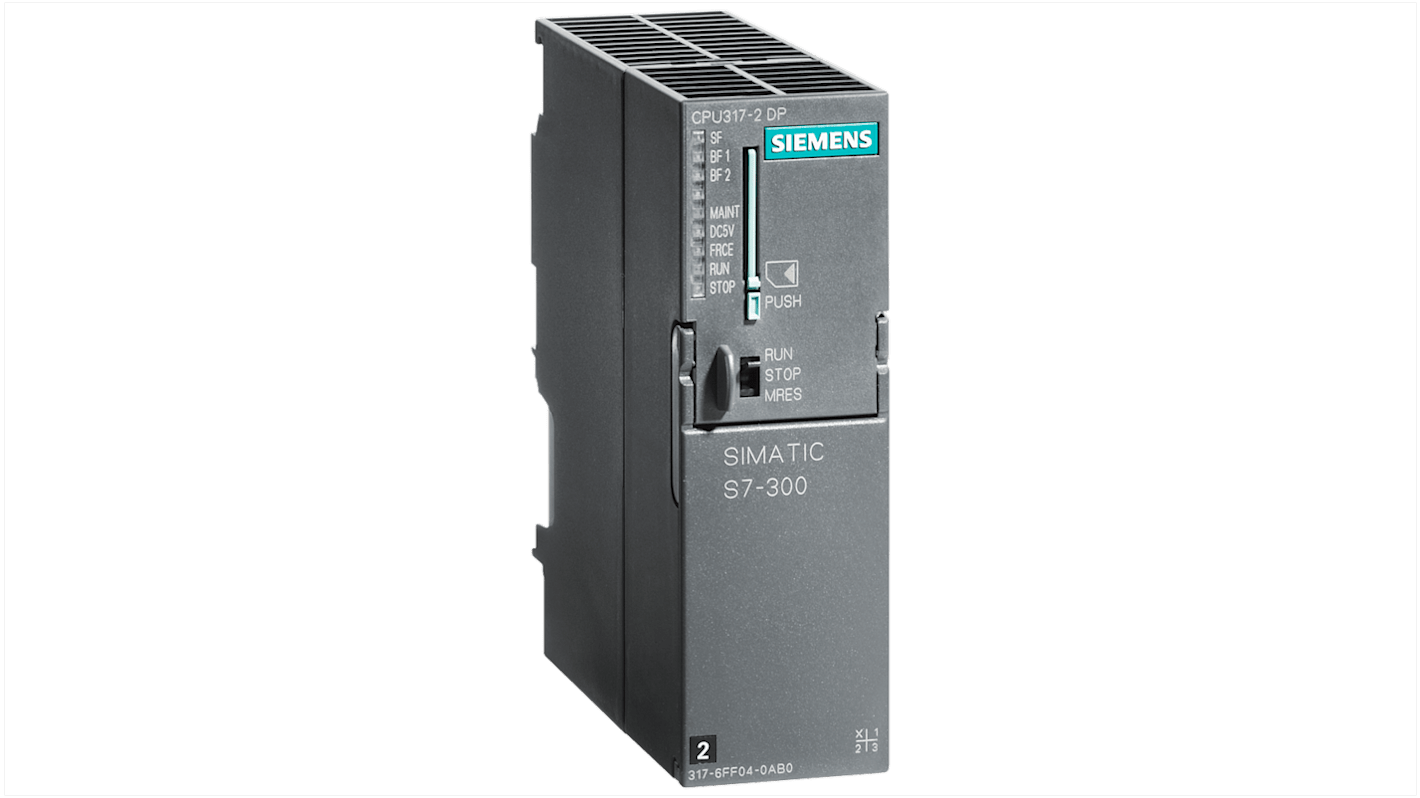 Siemens SIMATIC S7-300 Series PLC CPU for Use with SIMATIC S7-300 Series, 0-Input