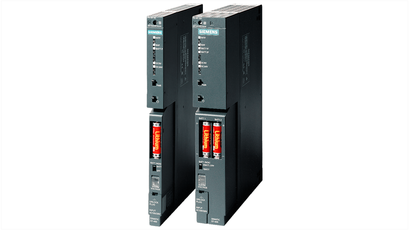 Siemens SIMATIC S7-400 Series Series Power Supply for Use with SIMATIC S7-400