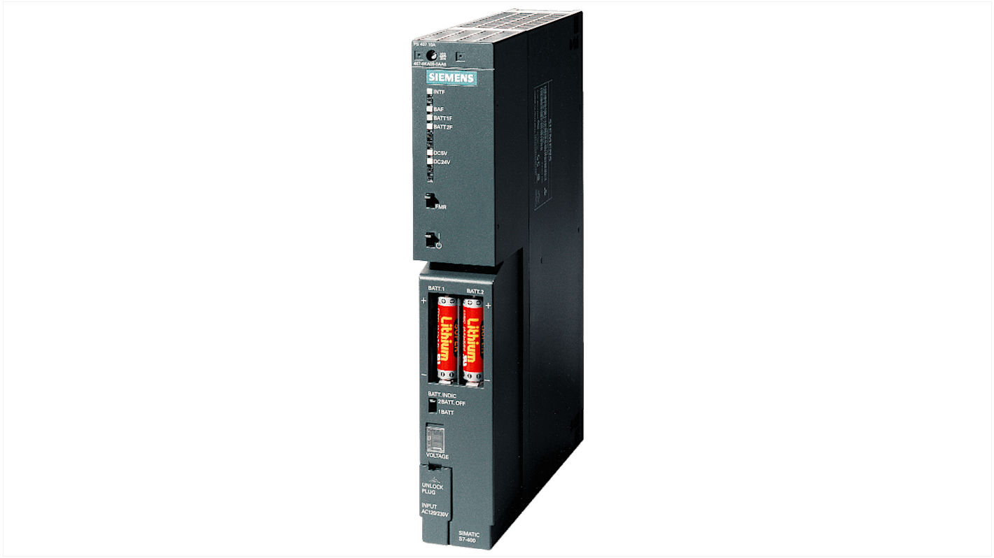 Siemens SIMATIC S7-400 Series Series Power Supply for Use with SIMATIC S7-400, 230 V