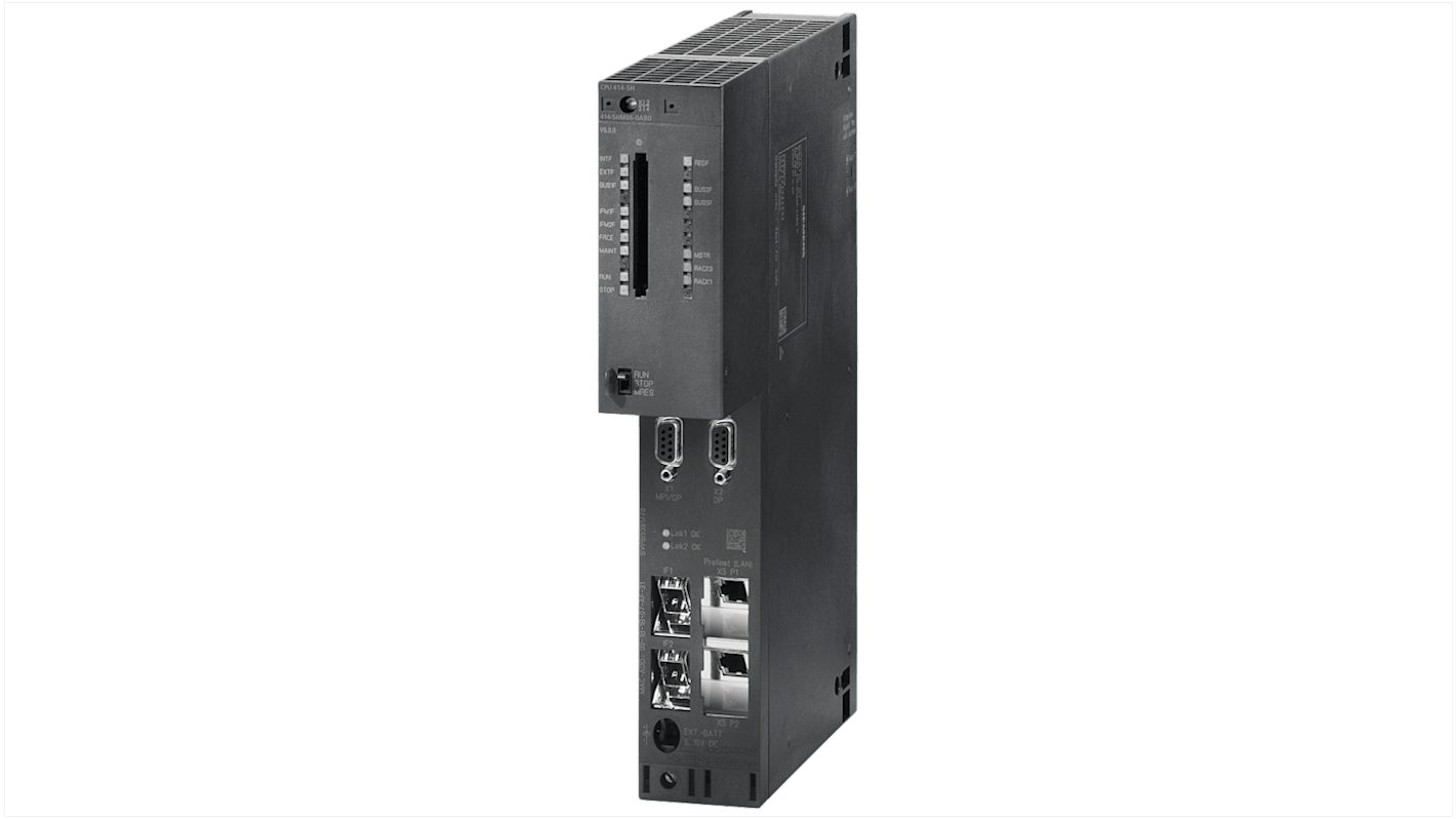 Siemens SIMATIC S7-400 Series PLC CPU for Use with S7-400H and S7-400F/FH, 0-Input