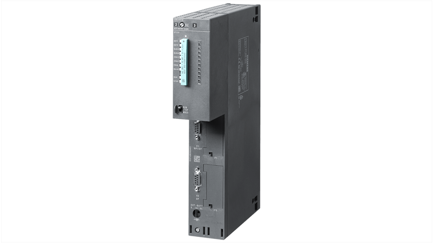 Siemens SIMATIC S7-400 Series PLC CPU for Use with SIMATIC S7-400 Series, 0-Input