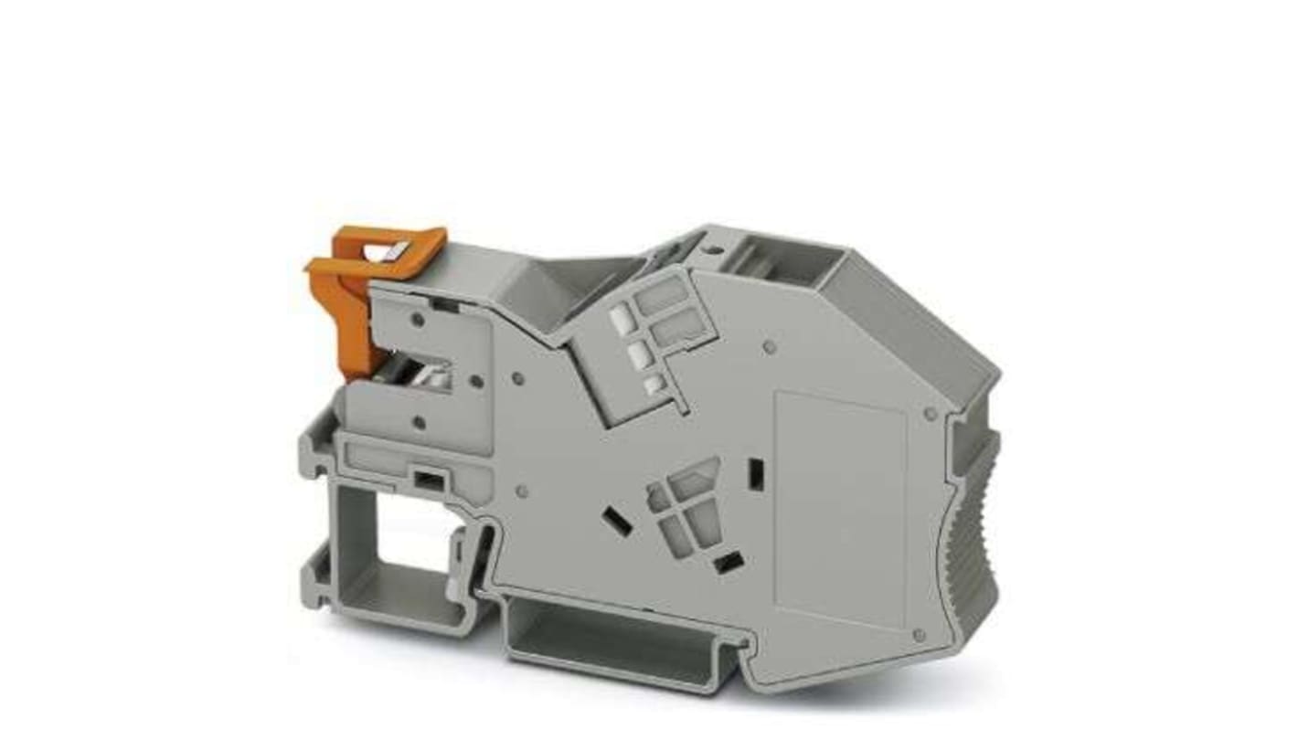 Phoenix Contact PTI 16 Series Grey DIN Rail Terminal Block, 25mm², Single-Level, Push In Termination