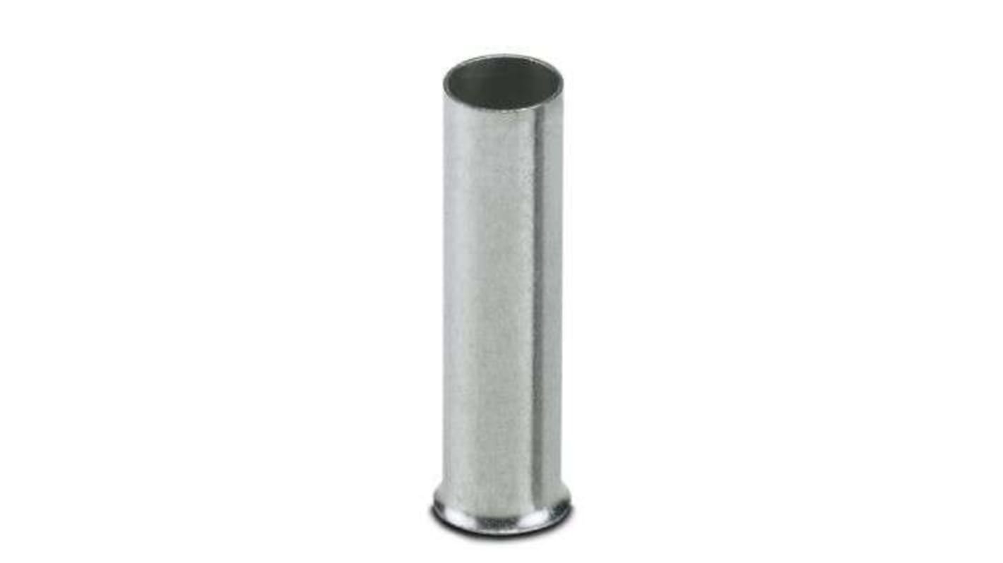 Phoenix Contact Bootlace Ferrule, 32mm Pin Length, 4.5mm Pin Diameter, Silver