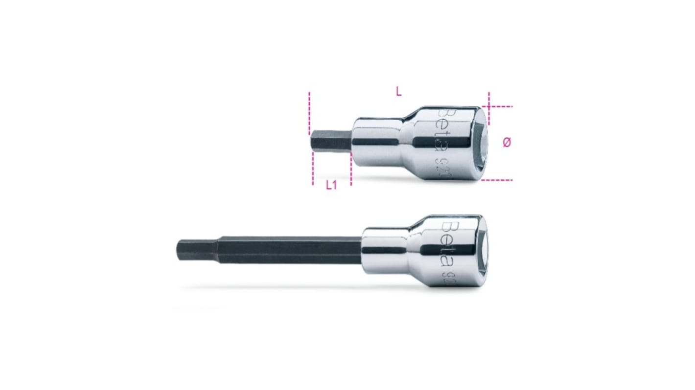 Punta esagonale BETA, 14L mm