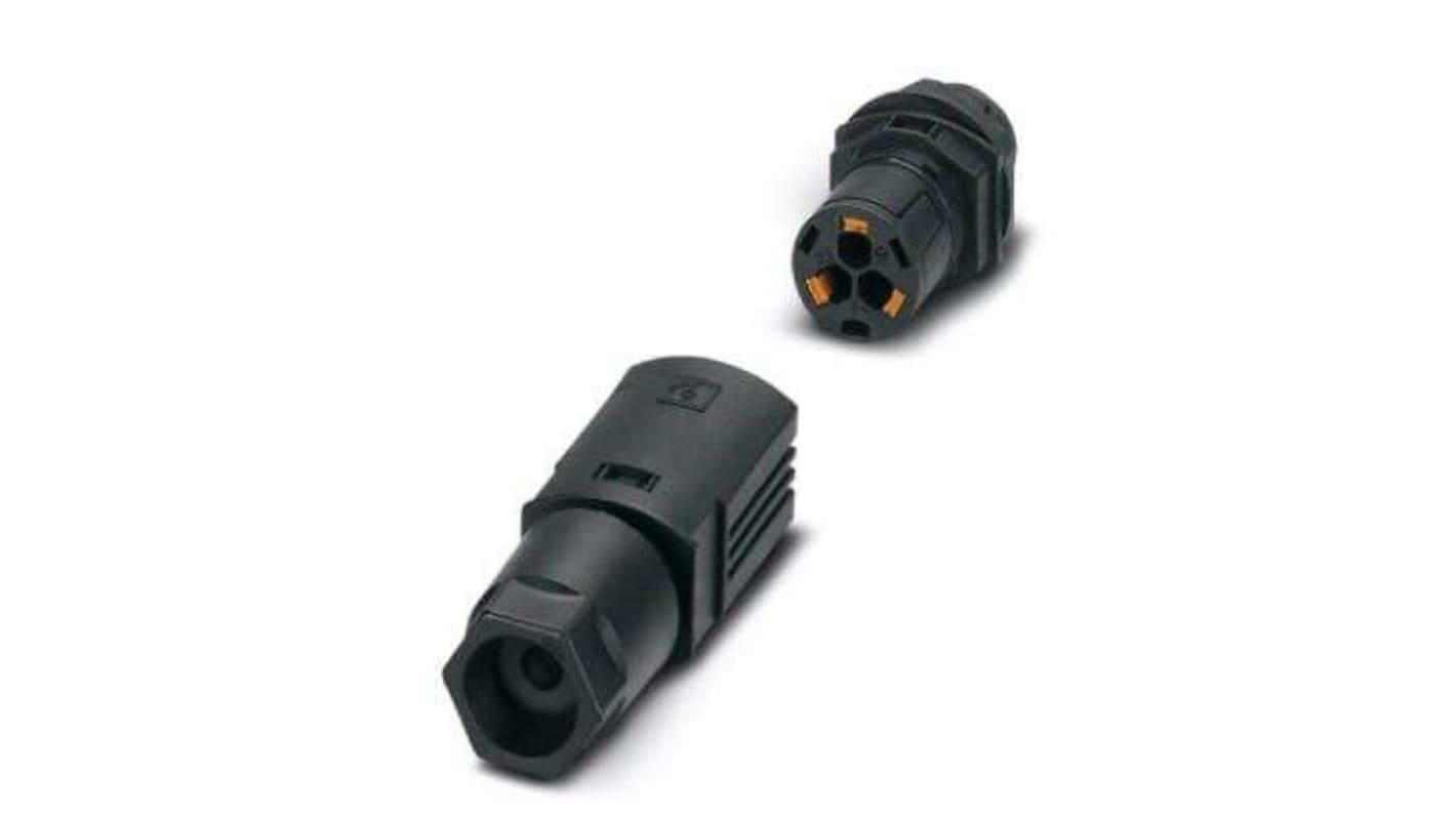 Conector circular Phoenix Contact macho serie IPD de 3 vías, Montaje en Panel, IP66, IP68, IP69K