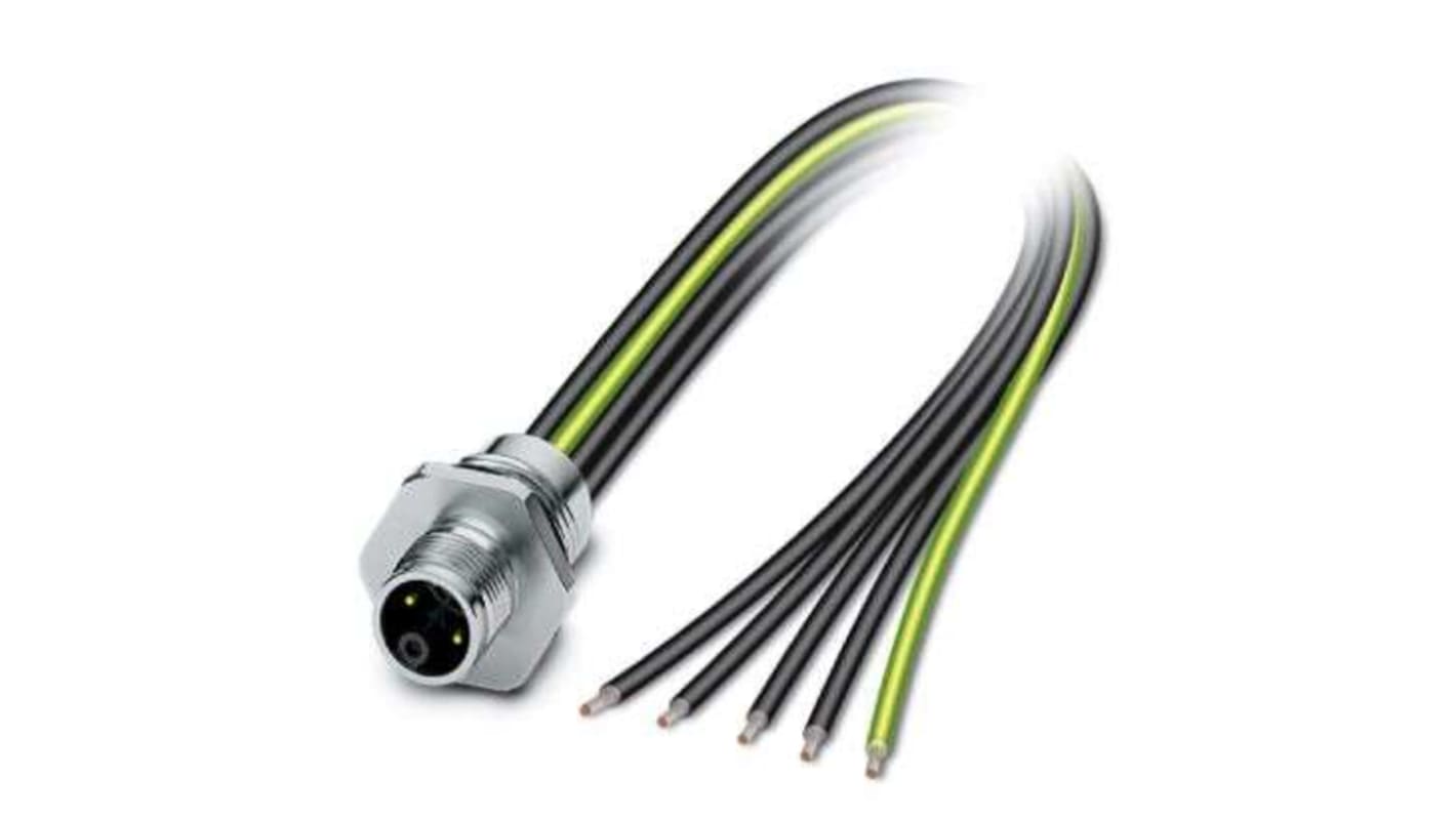 Conector de potencia, Formato 5P, 1425, 630 V, 12A, IP67