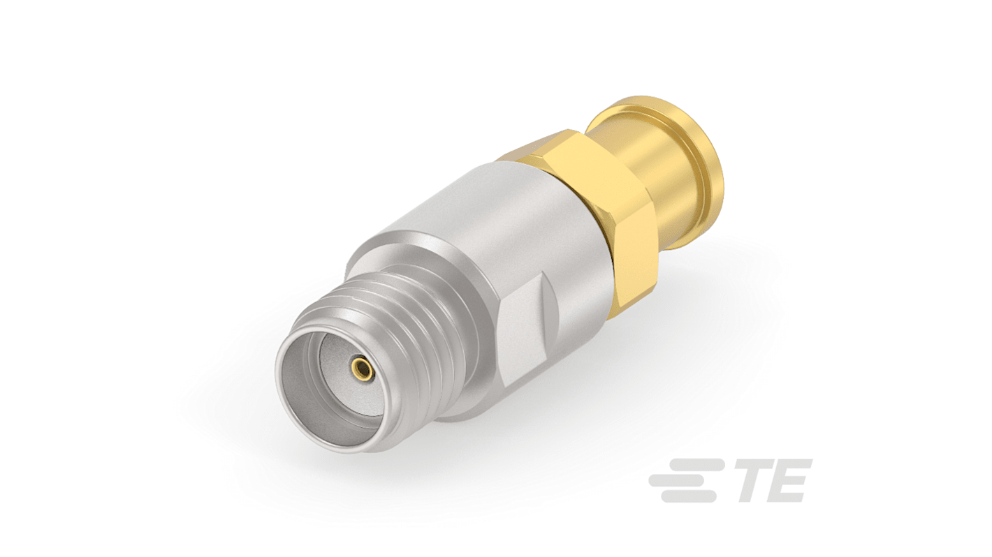 TE Connectivity, jack Cable Mount SMA Connector, 50Ω, Cable Termination, Straight Body