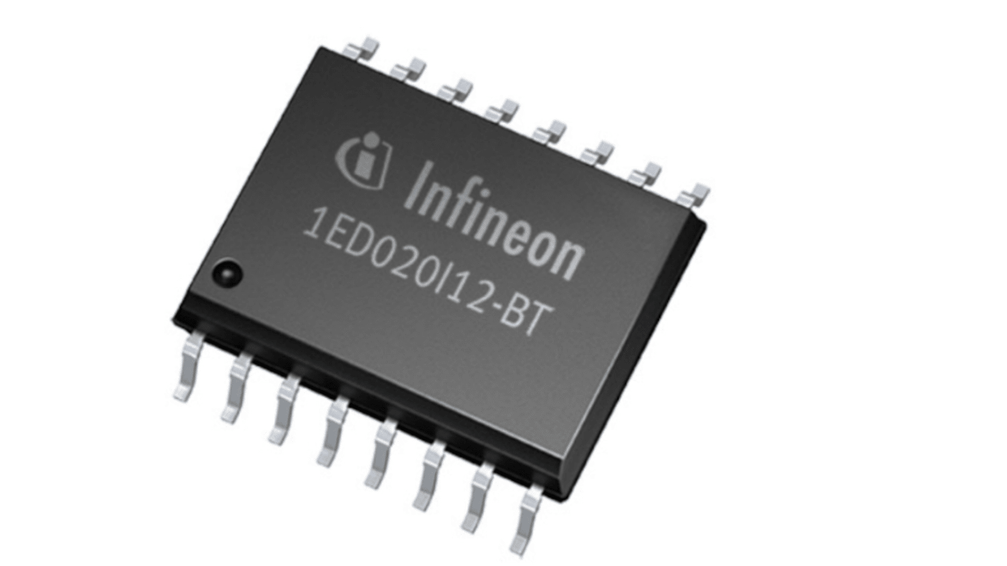 Driver de puerta MOSFET 1ED020I12BTXUMA1, CMOS 2 A PG-DSO 16 pines