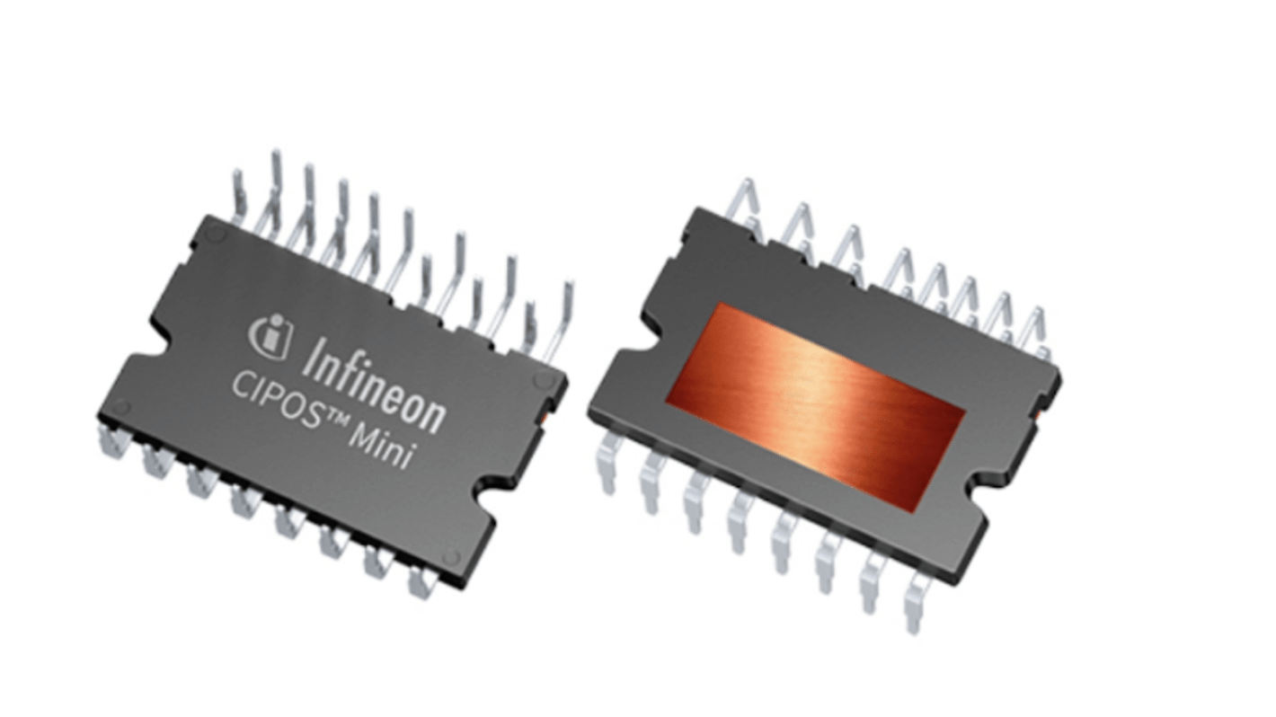 Modulo di potenza intelligente Infineon Motore c.a., Motore a magnete permanente, Trifase, Half Bridge, DIP, 24-Pin, 15A