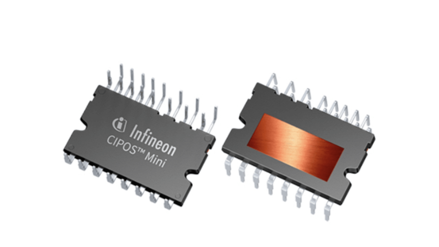 Infineon Intelligentes Leistungsmodull 3-phasig IKCM15L60GDXKMA1, DIP, 24-Pin, 15A, 18,5 V, AC, Dauermagnet-Motor,