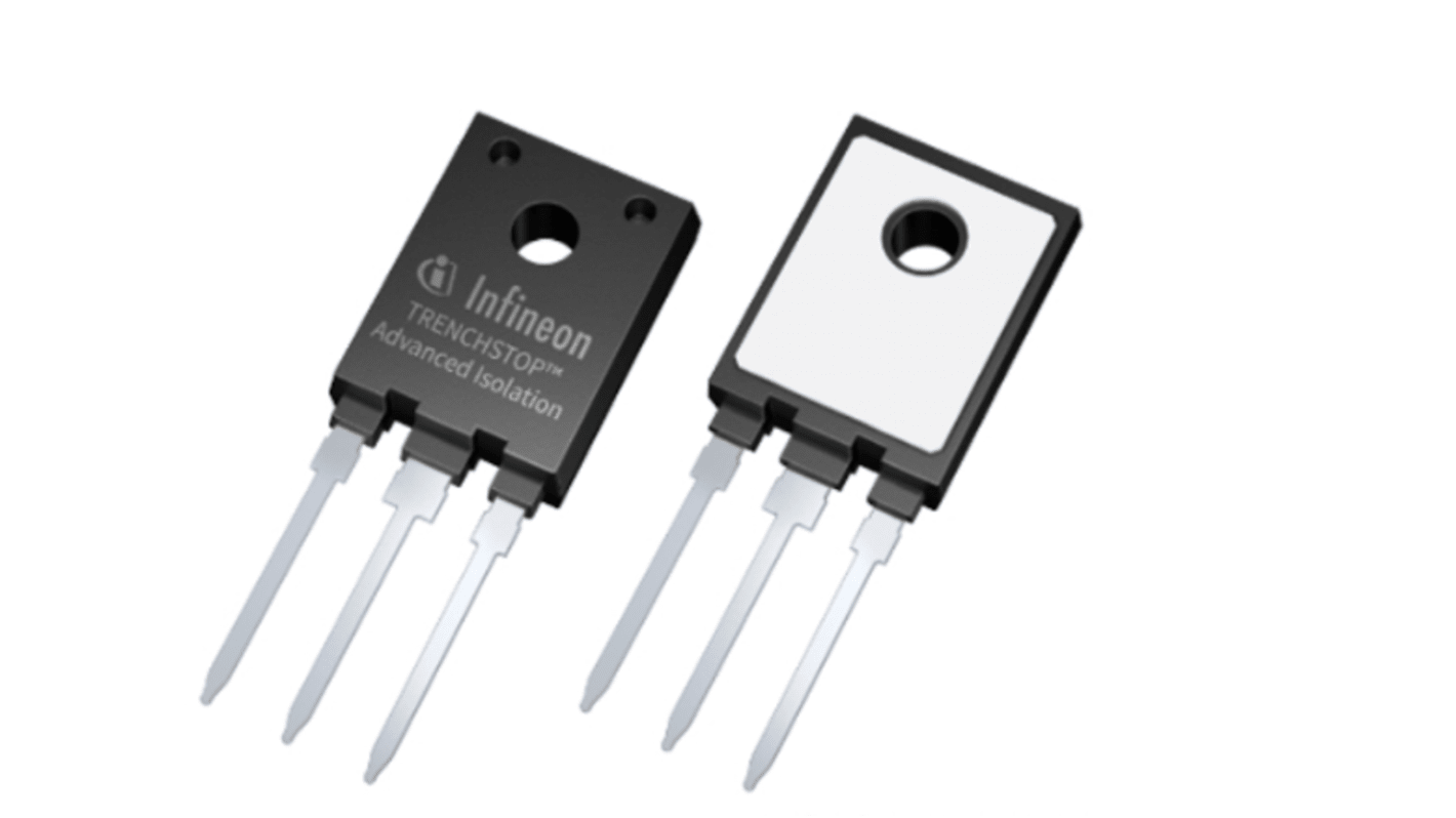 IGBT Infineon, VCE 600 V, IC 77 A, canale N, PG-TO247