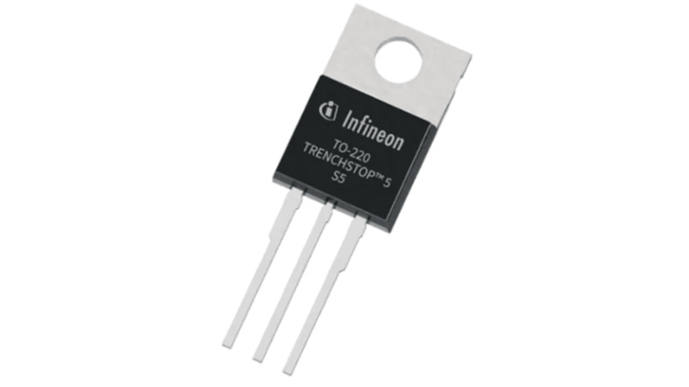 Infineon Nチャンネル IGBT 650 V 62 A, 3-Pin PG - TO220 1 シングル