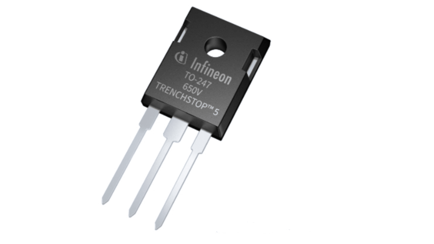 Infineon IGBT / 74 A 30V max. , 650 V 255 W, 3-Pin PG-TO247 N-Kanal