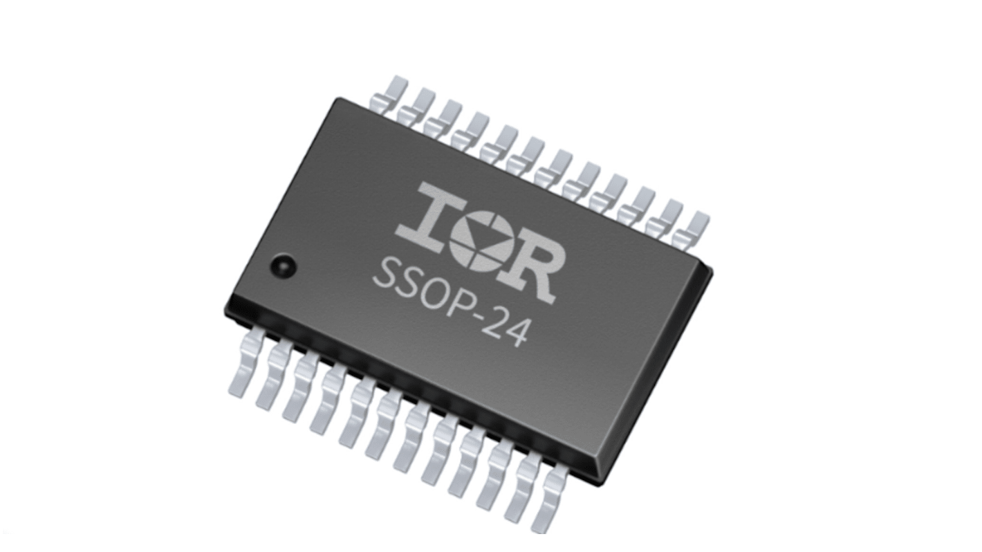 MOSFET kapu meghajtó IR2214SSTRPBF CMOS, 2 A, 20V, 24-tüskés, SSOP