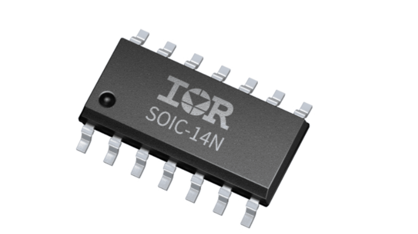 MOSFET kapu meghajtó IRS2453DSTRPBF, 260 mA, 20V, 14-tüskés, SOIC