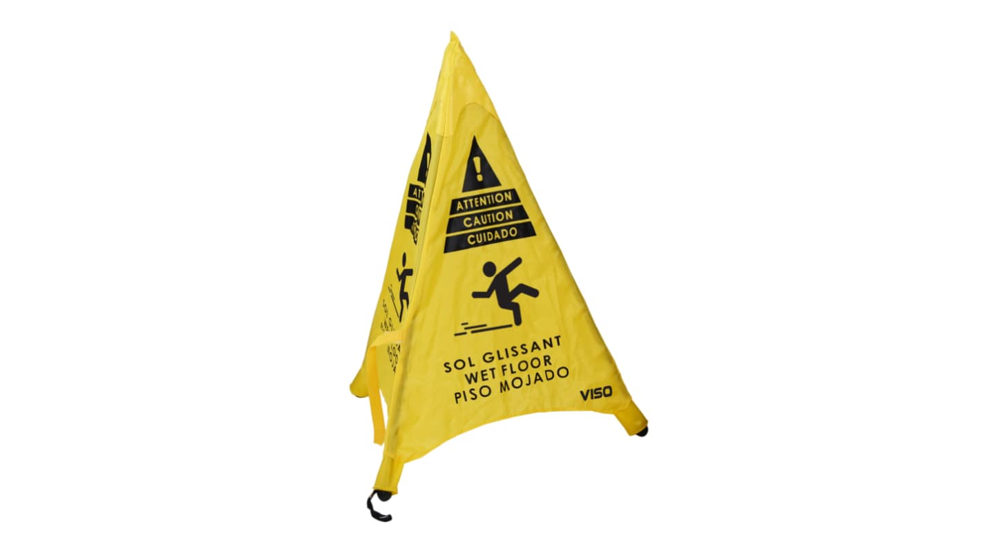 RS PRO General Hazard Hazard Warning Sign (French/English/Spanish) RS