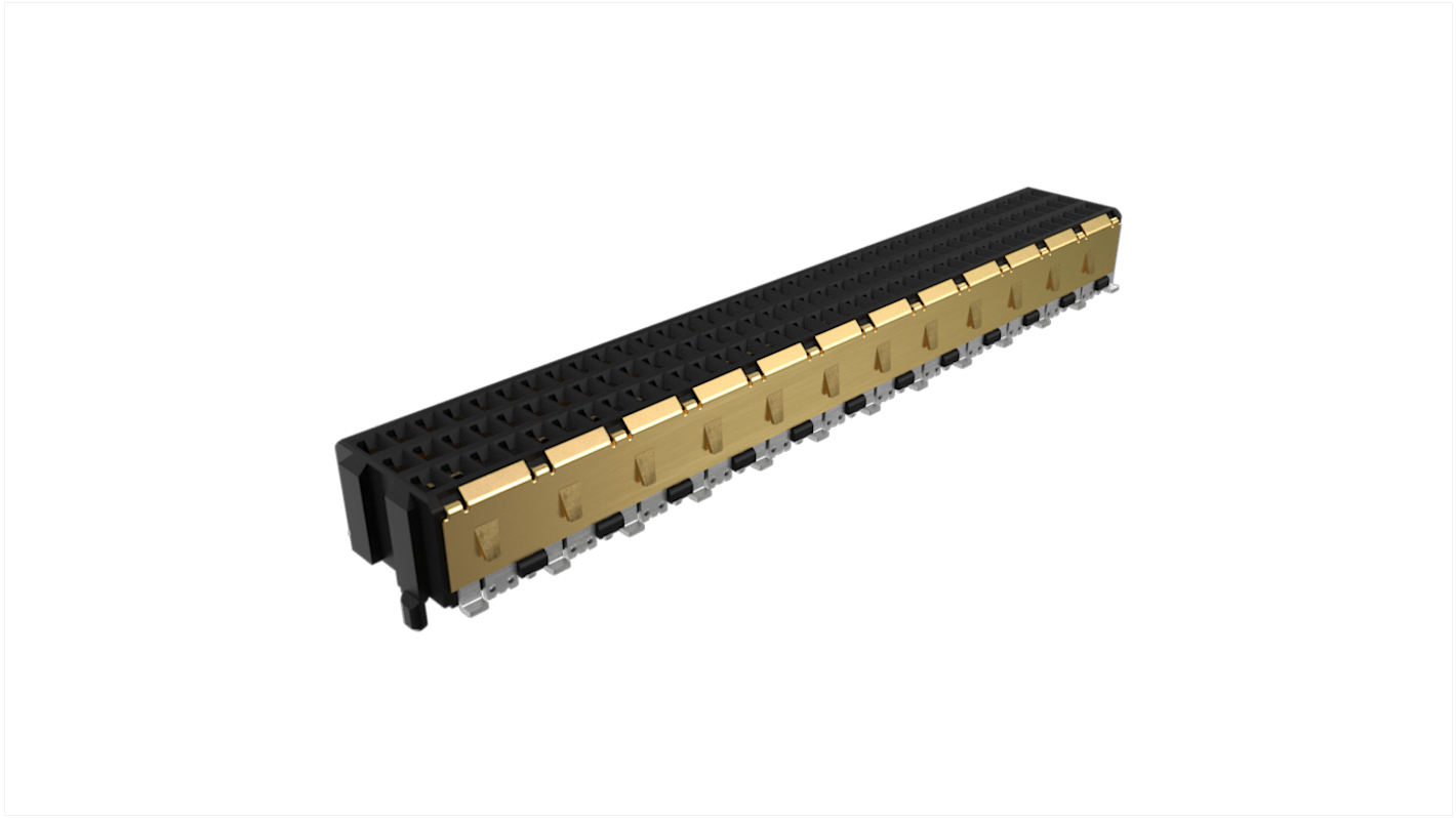 Amphenol Communications Solutions BergStak Secure Connector 3 x 37 Way Vertical D-sub Connector Socket, 1mm Pitch