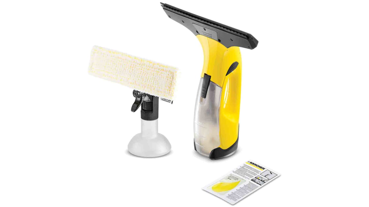 Karcher Akku Fenstersauger 100 → 240V ac T. 120mm B. 280mm H. 320mm 0.6kg