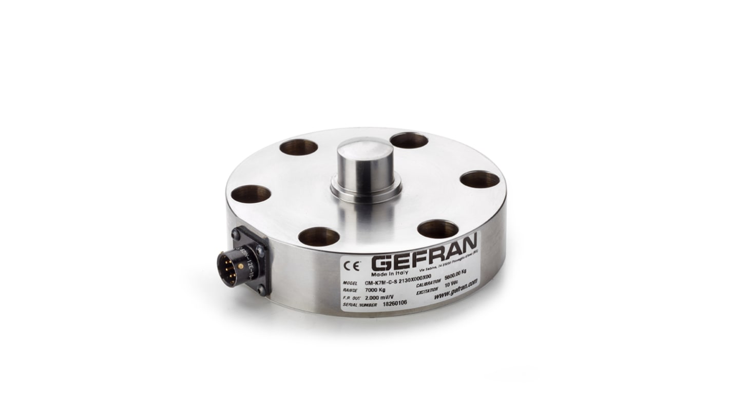 Gefran Load Cell, 1000kg Range, Compression Measure, 700Ω