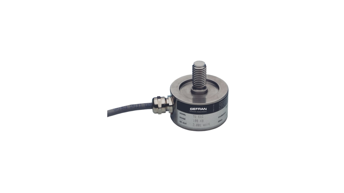 Gefran Load Cell, 500kg Range, Compression, Tension Measure, 350Ω